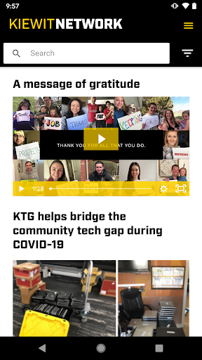 KiewitNetwork News Screen 2