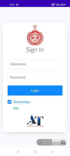 Android application Asset Help Desk screenshort