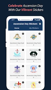 Ascension Day Stickers