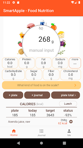 SmartApple - Food Nutrition Screenshot 1 - AppWisp.com