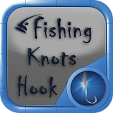 Fishing knots hook icon