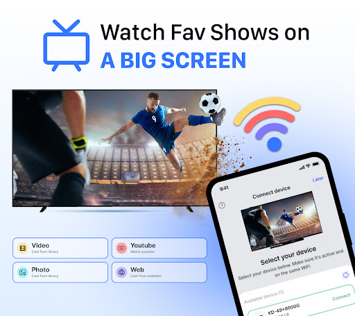 iCast Smart TV Remote Control