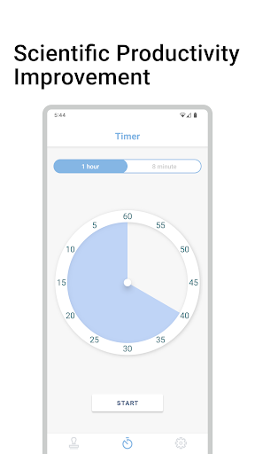 Android application FlowTimer screenshort