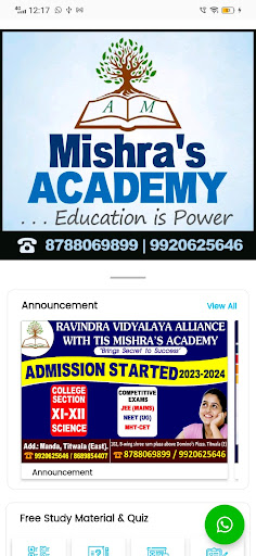 MISHRAS ACADEMY Screen 3