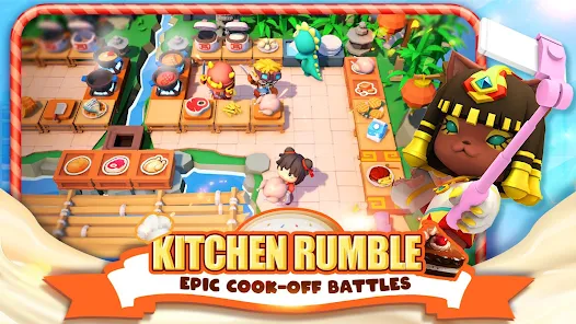 The Best 4 ✨Mobile Games✨ to Play with Friends🥳 #mobilegamer #mobileg, cooking battle mobile