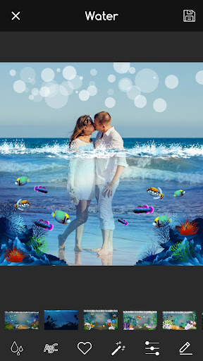 Android application 3D Water Effects Photo Maker screenshort