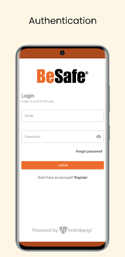 Android application BeSafe DigitalSafety screenshort
