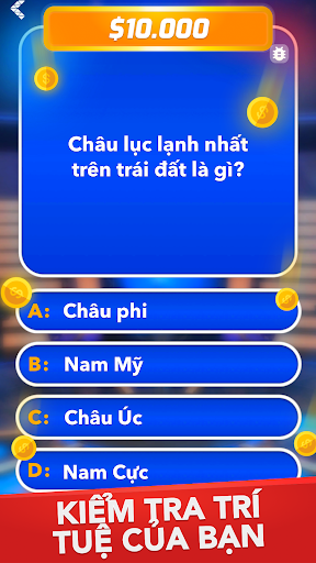 Triệu Phú - Đố vui, Hỏi & Đáp Mod Mở Khóa All