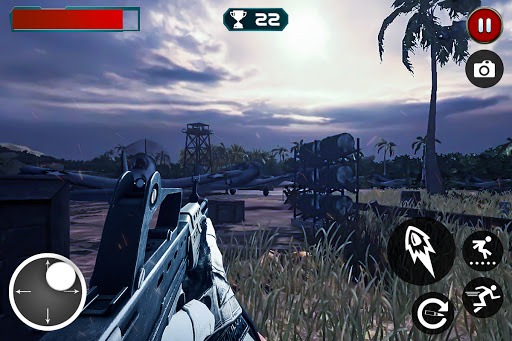 Jungle Warrior Action Game: Sniper 3D Offline apkpoly screenshots 7