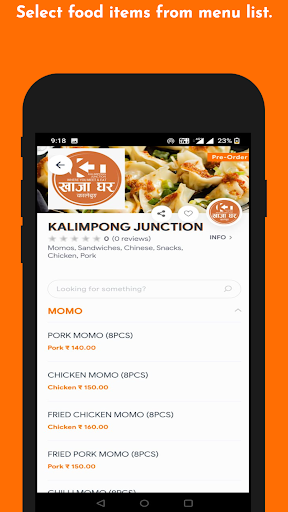 Doorstep Food Delivery Screen 3