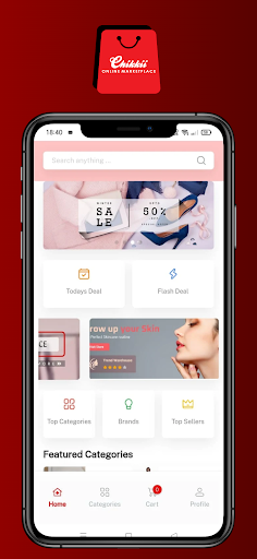 Android application ChiKKii B2B MarketPlace screenshort