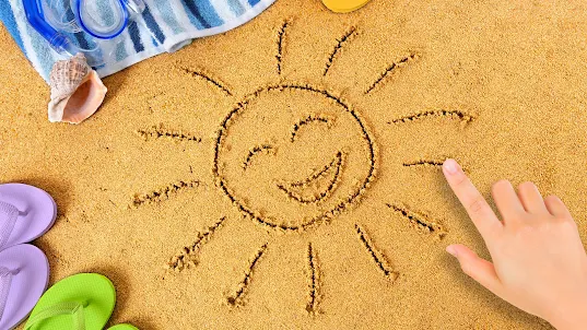 Sand Art Drawing Mind Relaxing