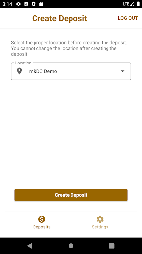 Security First Bank mRDC Screen 3