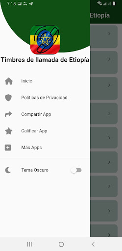 Android application Ethiopian Ringtones screenshort