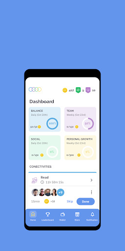 Android application Conectere screenshort