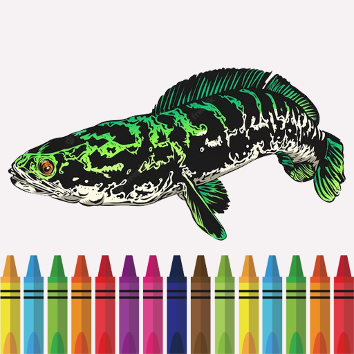 Snakehead Fish Coloring Book logo