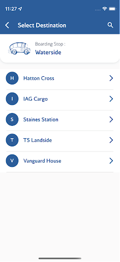 LHR Shuttle Service Screen 3