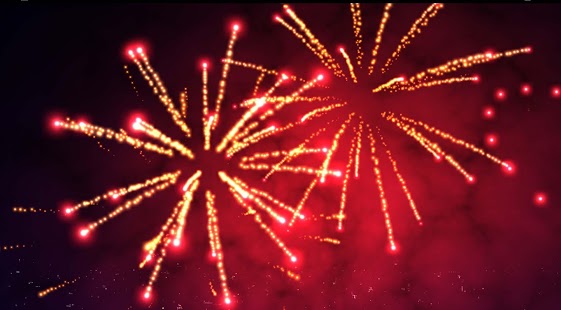 3D-Feuerwerk Live-Hintergrund لقطة شاشة