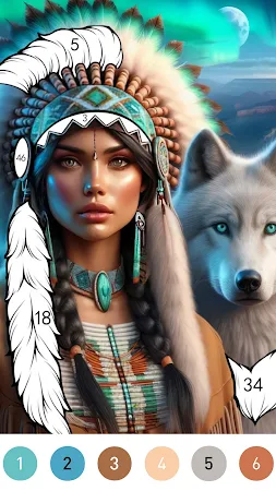 Game screenshot Fantasy Color By Number Game apk download