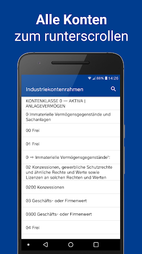 Android application Industriekontenrahmen (IKR) screenshort
