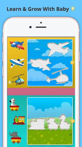 Android application Transportation Puzzle for baby screenshort