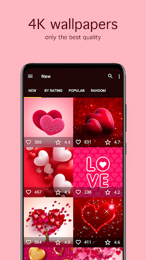Screenshot of Love Wallpapers 4K
