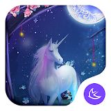 Fantasy Forest Unicorn Moonlight Theme icon