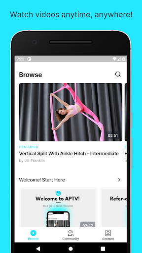 Android application Aerial Physique TV screenshort