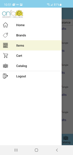 Android application ONFC Store screenshort