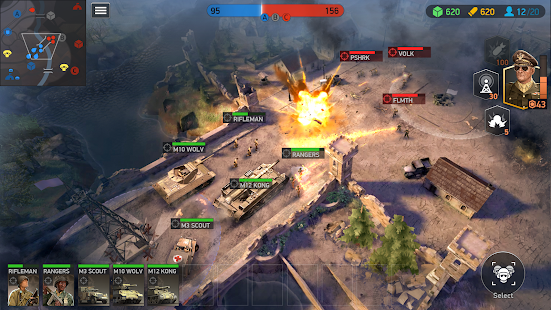 World War Commander: PvP RTS Varies with device screenshots 2