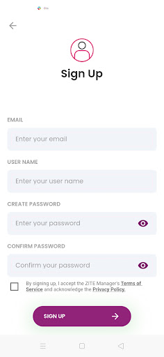 Zite Manager Screen 2