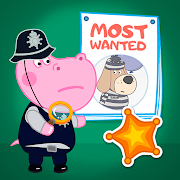 Kids Policeman games: Hippo Detective