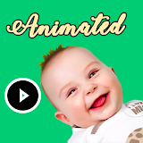 Funny Animated babies Stickers for WhatsApp 2021 icon