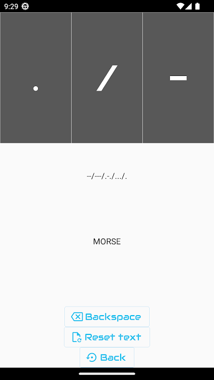 MorseFlash. Learn Morse code. - 1.0 - (Android)