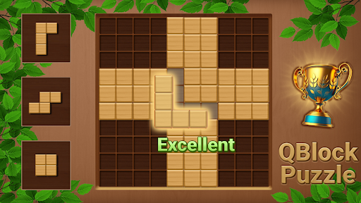 Android application QBlock Puzzle : Brain Games screenshort