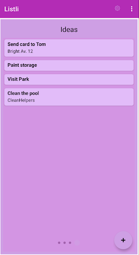 Listli Screen 2