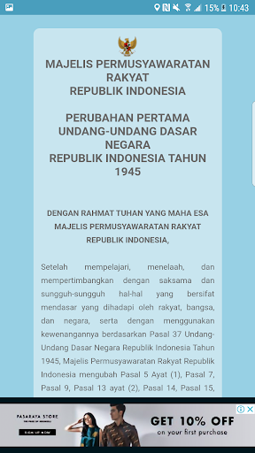 UUD 1945 dan Amandemennya Lengkap