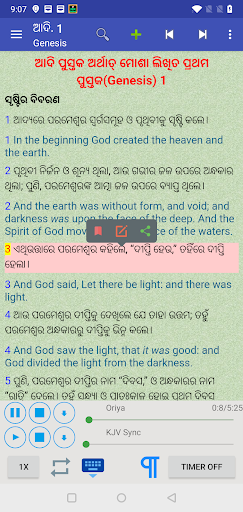 Android application English Oriya Audio Holy Bible screenshort