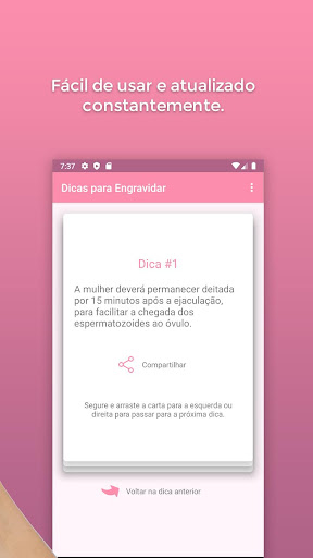 Dicas para Engravidar Screen 2