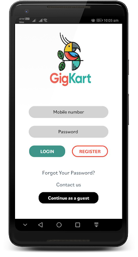 GigKart-Appointment & Schedule Screen 2