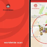 PokéMesh - Real time map Screenshot