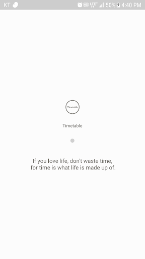 Android application Timetable: a lovely scheduler screenshort