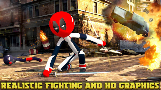 Super Stickman Rope Hero Fight 1.10 screenshots 1