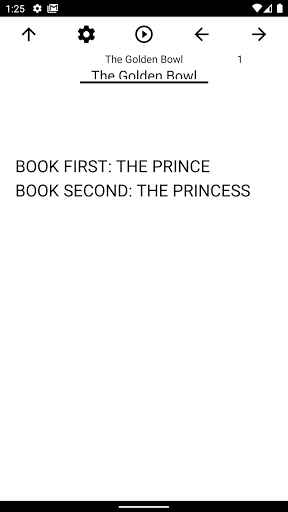 Android application Book, The Golden Bowl screenshort