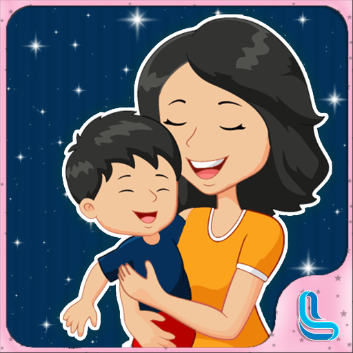 Pregnant mom babysitter game logo