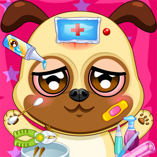 Pet Doctor Animal Caring Game logo