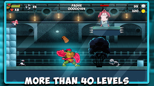 Screenshot 3 tortuga aventura héroe ninja android