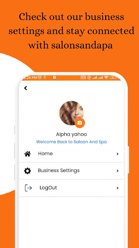Android application Salons & Spa screenshort