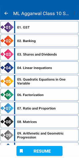 ML Aggarwal Class 10 Solutions Screen 2