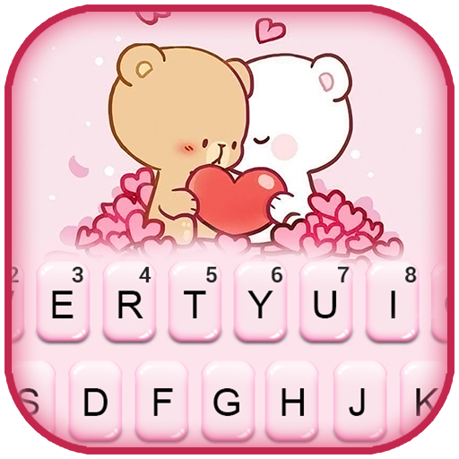 Bear Hearts Lover Keyboard The logo